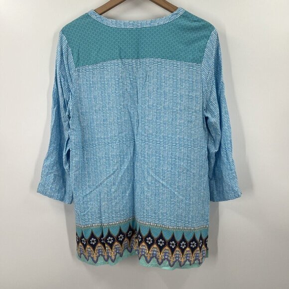 J. Jill Aegean Tunic Beach Top - Picture 6 of 9